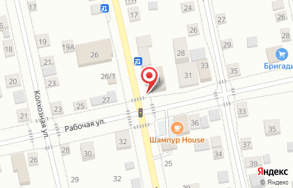 N1 на Рабочей улице на карте