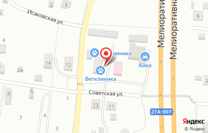 Департамент ветеринарии на карте