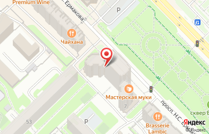 Салон итальянской мебели Милан в Центральном районе на карте