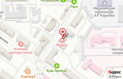 Страховая компания Колымская в Октябрьском районе на карте