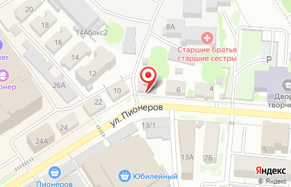 Ломбард Пионер в Октябрьском районе на карте