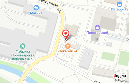 Киоск хлебобулочных изделий на улице Сазонова на карте