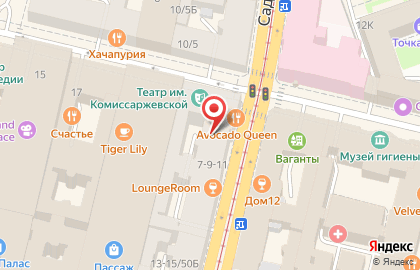 Акме на Садовой улице на карте