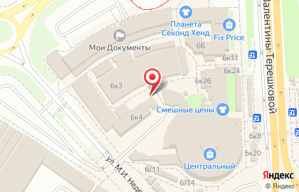 Магазин Липецксортсемовощ на площади Победы, 6 киоск на карте