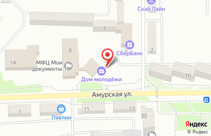 Многофункциональный центр Мои документы на Амурской улице на карте