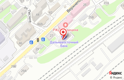 Дальневосточный банк на Верхнепортовой улице на карте