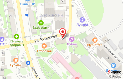 МастерСлух на улице Куникова на карте