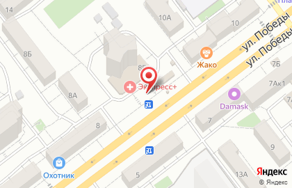 Родниковый источник на улице Победы на карте