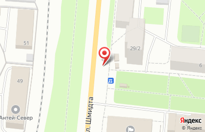 Сеть киосков по продаже кофе RC Coffee на улице Шмидта на карте