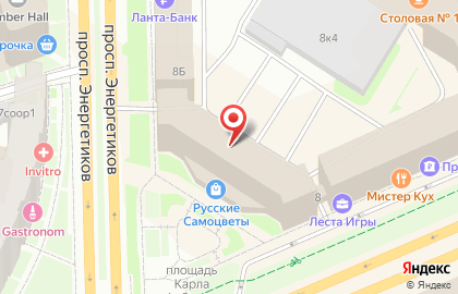 ЗАО Центр услуг на карте