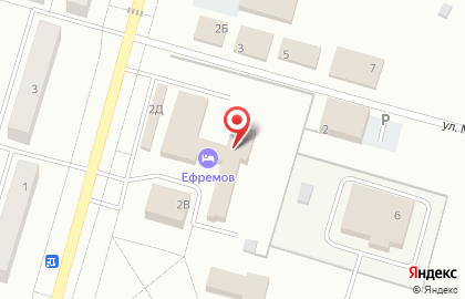 Гостиница Ефремов на карте