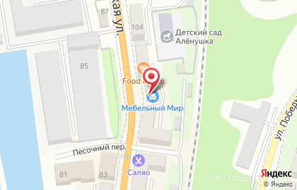 Магазин Мебельный мир на Советской улице на карте