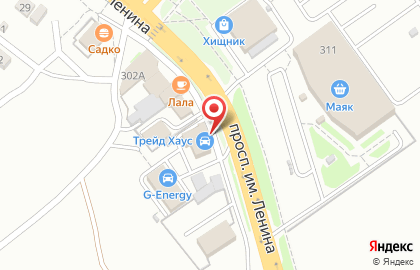 Магазин автозапчастей Trade House в Волгограде на карте