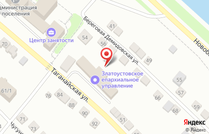 ДЮСШОР №1 им. Ишмуратовой С.И. на Таганайской улице на карте