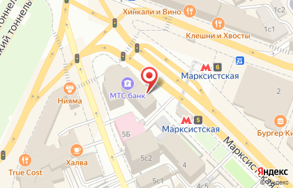 Федеральная сеть салонов красоты ЦирюльникЪ на Воронцовской улице на карте