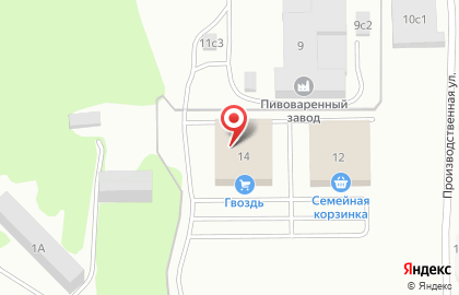 Супермаркет строительно-отделочных материалов Гвоздь в Петропавловске-Камчатском на карте