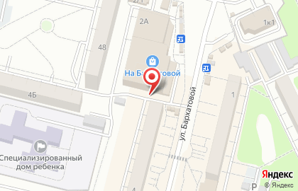 Банкомат Плюс банк на улице Бархатовой на карте
