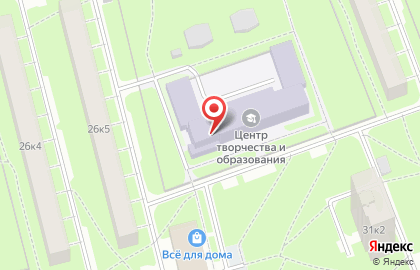 Центр творчества и образования Фрунзенского района в Фрунзенском районе на карте