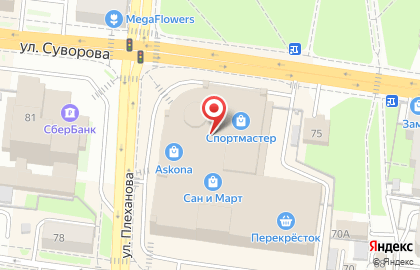 Салон-магазин часов НовоТайм в Железнодорожном районе на карте