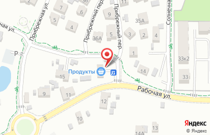 Продуктовый магазин в Калининграде на карте