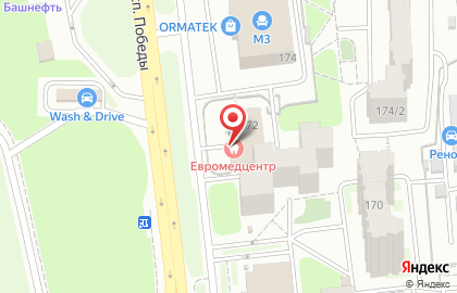 Ресторан Шафран в Оренбурге на карте