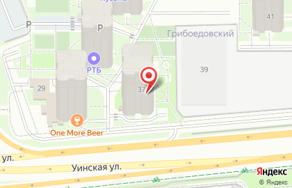 Жилой комплекс Грибоедовский в Мотовилихинском районе на карте