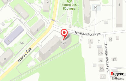 Продовольственный магазин в Железнодорожном районе на карте