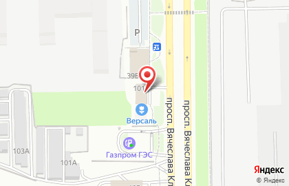 Автомойка Осьминог на проспекте Вячеслава Клыкова на карте