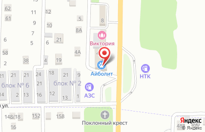 Шиномонтажная мастерская на Шоссейной улице на карте