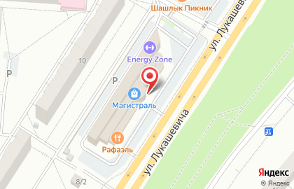 Мебельная фабрика Статус-М на улице Лукашевича на карте