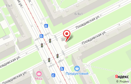Магазин фруктов и овощей на Пловдивской улице на карте