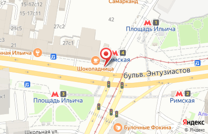 Nomer7.ru Магазин Спорта на площади Ильича на карте