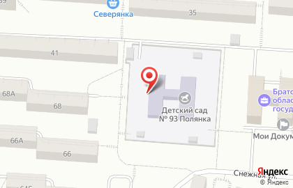 Полянка в Центральном районе на карте