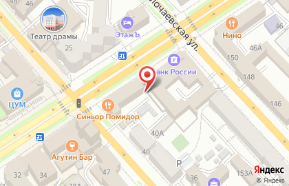 Лист'ок в Центральном районе на карте
