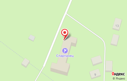 Дом отдыха Спартанец на карте