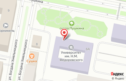 Гимназия №4 в Красноярске на карте