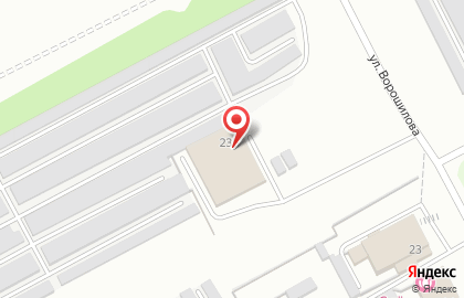 Сервисный центр Лабавто на улице Ворошилова на карте