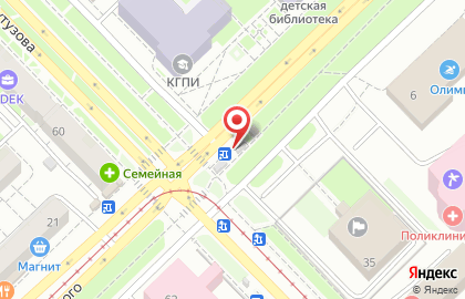 Доступная кофейня Подорожник на улице Кутузова на карте
