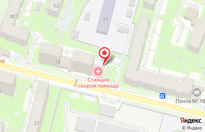 Скорая медицинская помощь на Молодёжной улице на карте