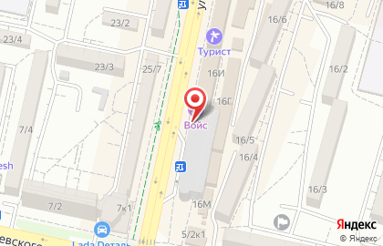 Городской информационный сервис 2гис на улице 50 лет ВЛКСМ на карте