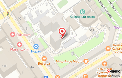 КБ Инвестиционный Союз на Средне-Московской улице на карте
