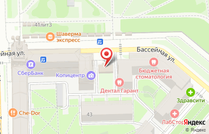 Магазин овощей и фруктов в Московском районе на карте