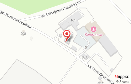 Гостевой дом Колесница на карте