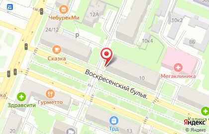 Газета Вечевой Центр на карте