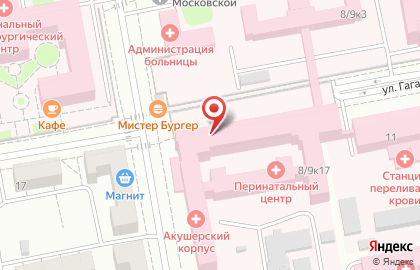 Белгородская областная клиническая больница Святителя Иоасафа на карте