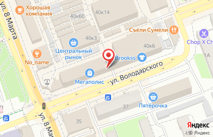 Отдел наливной парфюмерии Reni на улице Володарского на карте