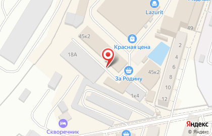 Магазин одежды Ценопад в Московском районе на карте