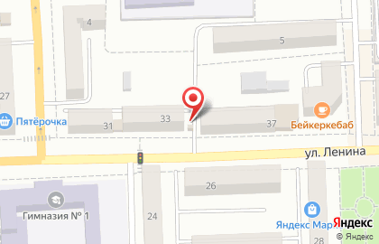 Кафе Mr.Сосискин на улице Ленина на карте