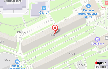 Добрый Взгляд на Бирюлёвской улице на карте