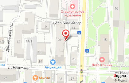 ООО Томское Финансовое Агентство на улице Никитина на карте